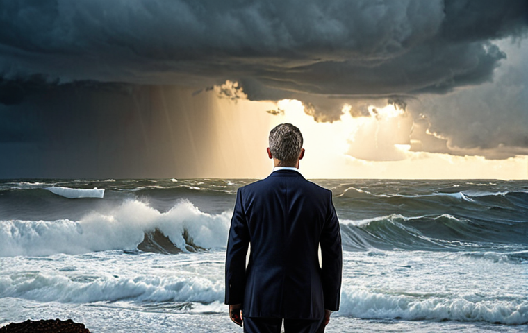 **

A CFA charterholder stands confidently in a stormy financial market landscape. The CFA designation shines brightly as a beacon of light, guiding investors through crashing waves representing market volatility. Show charts and graphs fluctuating wildly in the background. Focus on the CFA's ethical compass and knowledgeable expression.

**